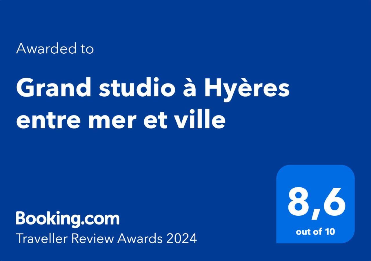 Grand studio à Hyères entre mer et ville Esterno foto